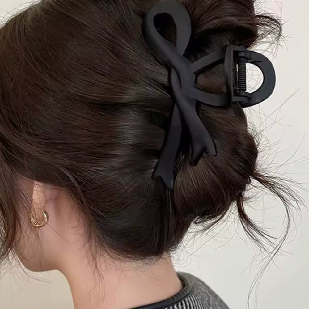 ✨ Bow Hair Claw Clip – 2-Piece Set ✨